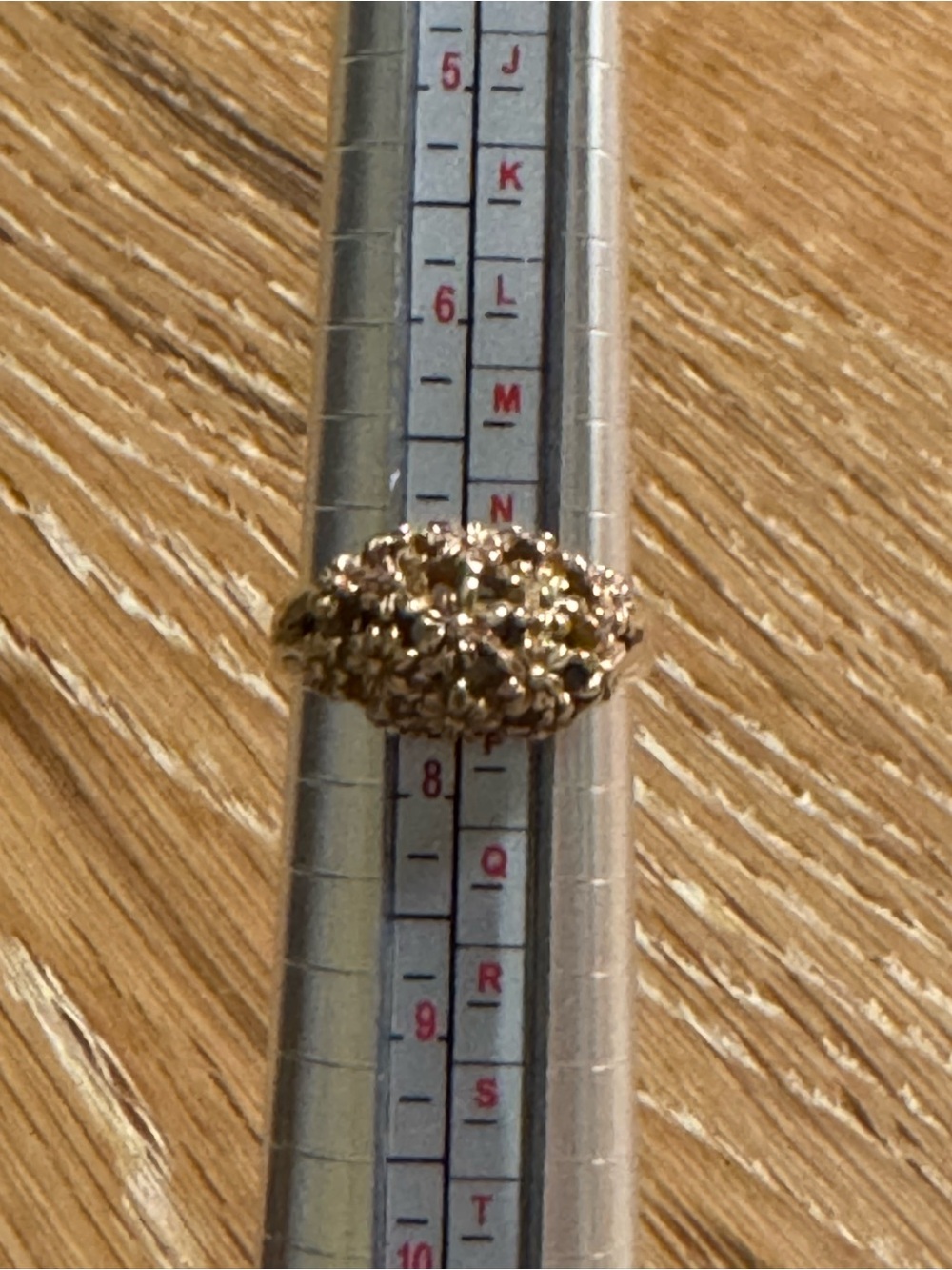 Retired James Avery Margarita Daisy Flower Dome Ring 14K Gold Size 7.5 - Picture 4 of 8